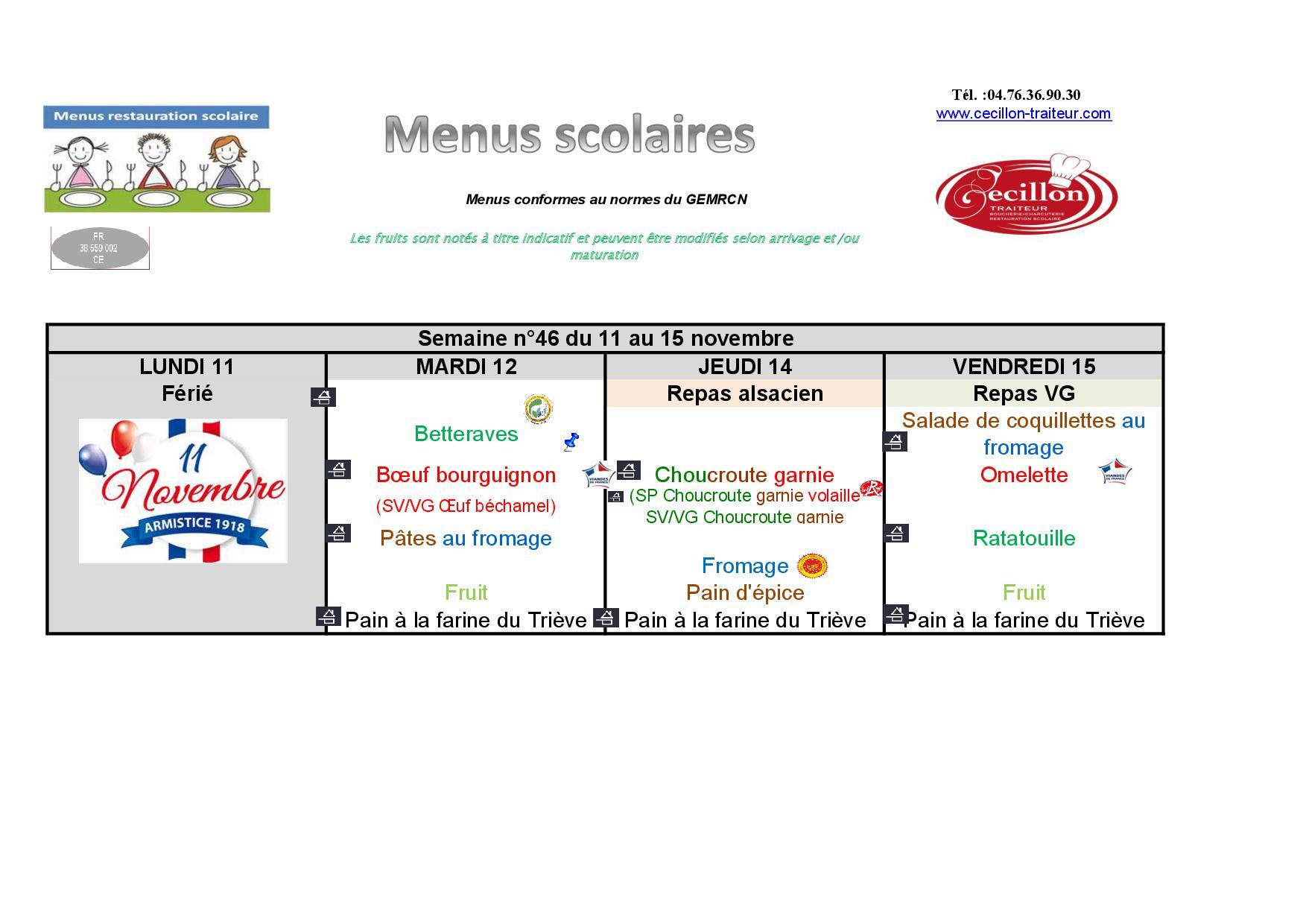 Novembre 2024 4 compo menus s46